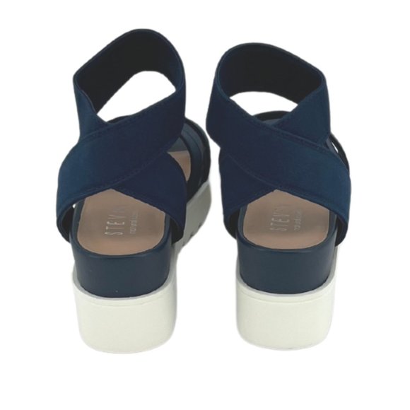 Steven | Natural Comfort Women's Kelly Sandal | Blue | Size 6 - Picture 4 of 5